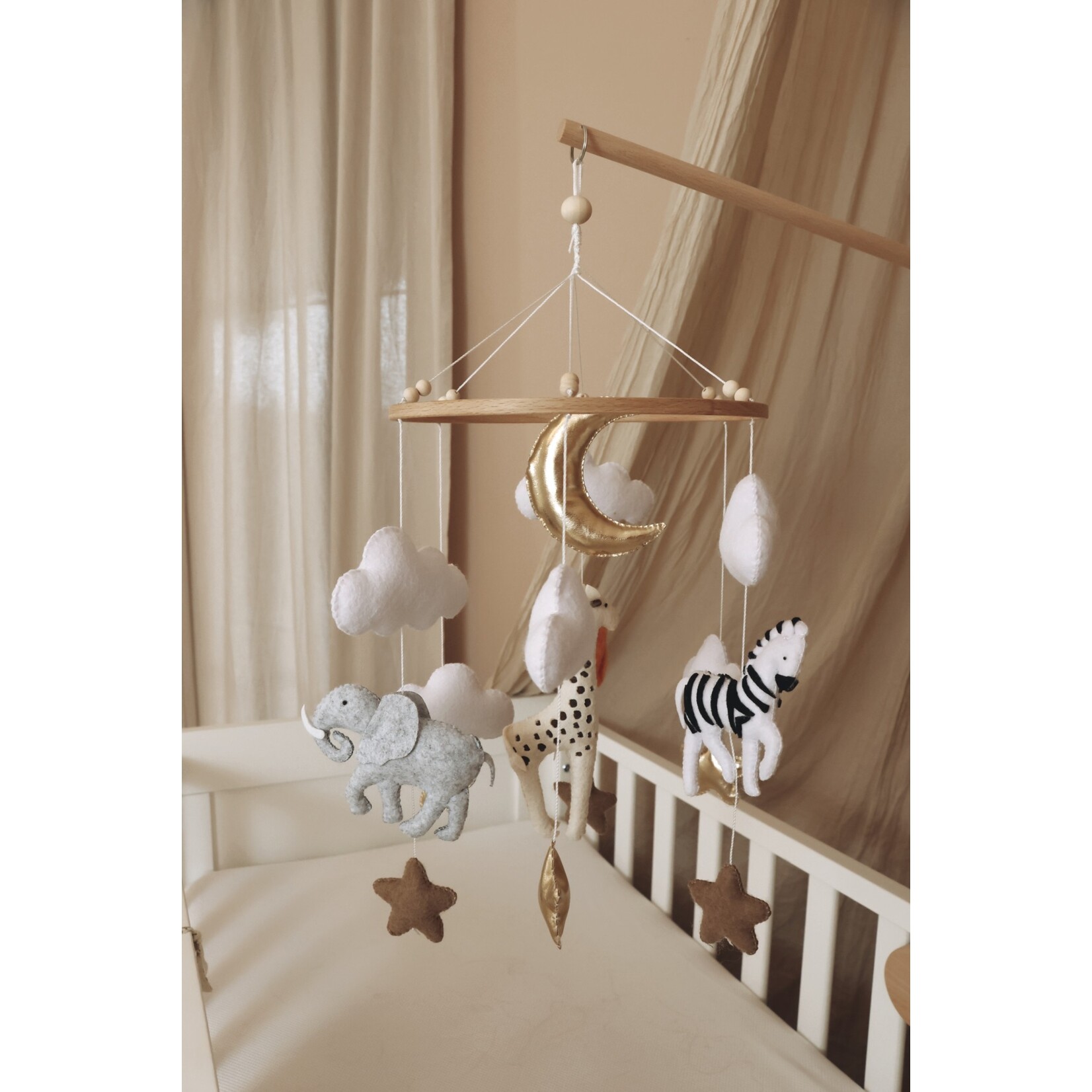 Little Loua Little Loua - Handmade Safari baby mobile