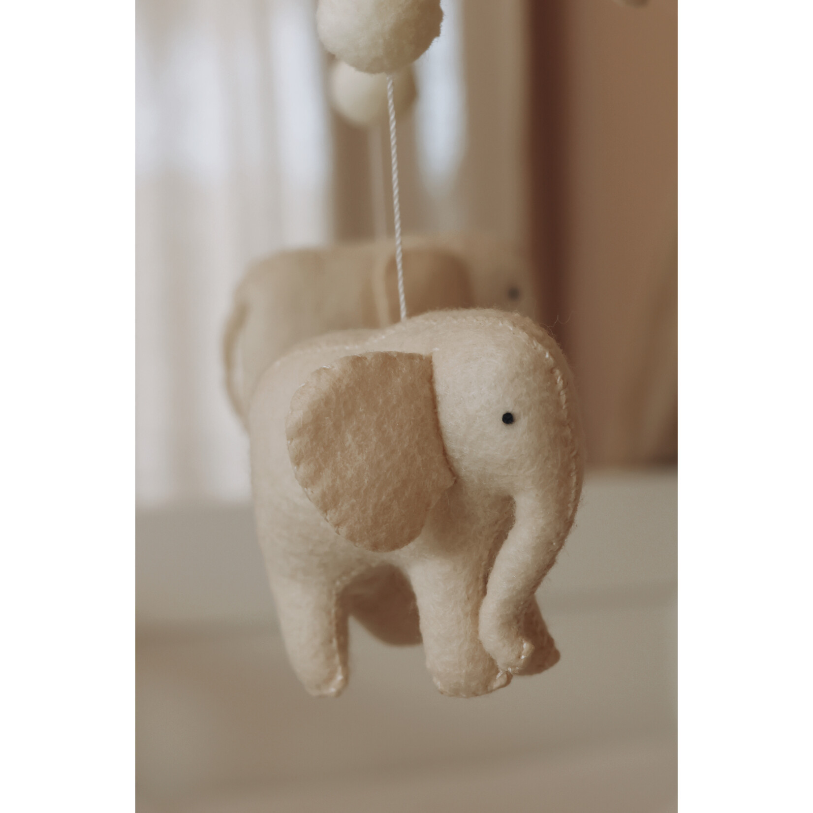 Little Loua Little Loua - Handmade Elephants baby mobile