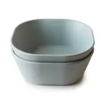 Mushie Mushie - Bowl Square - Sage (2 Pcs)
