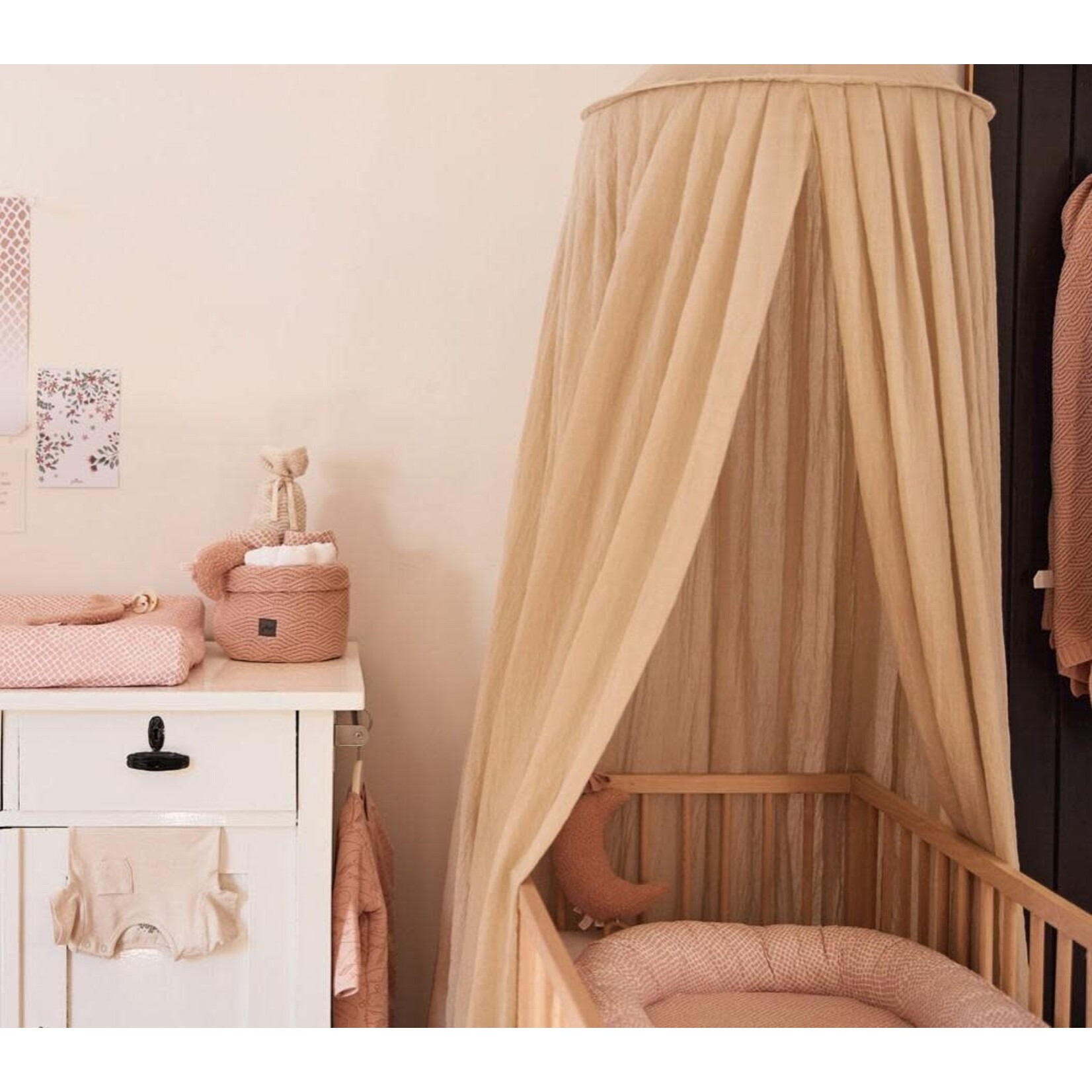 Jollein Jollein - Klamboe Vintage 245cm Nougat