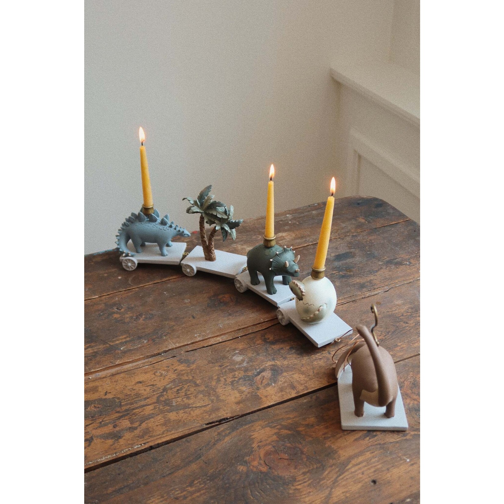 Konges Slojd - Birthday Candles 20 Pack - Nature (kaarsen voor de verjaardagstrein)