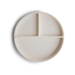 Mushie Mushie - Silicone Bord (Met Vakken) - Ivory