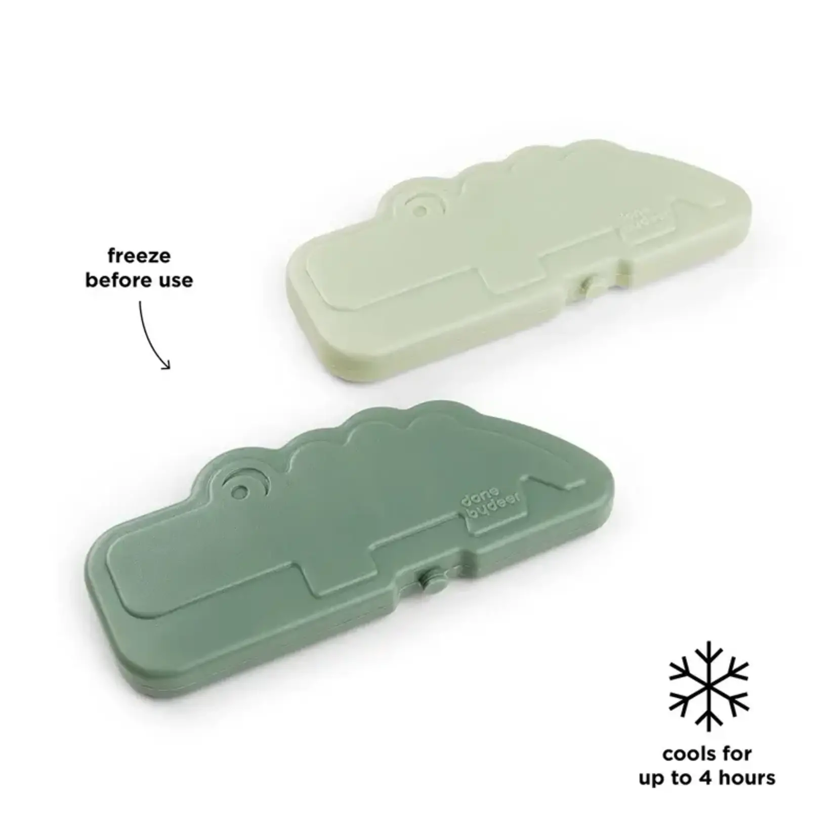 Done By deer Done by Deer - Cooling element 2-pack Croco Green (per 6 pcs)