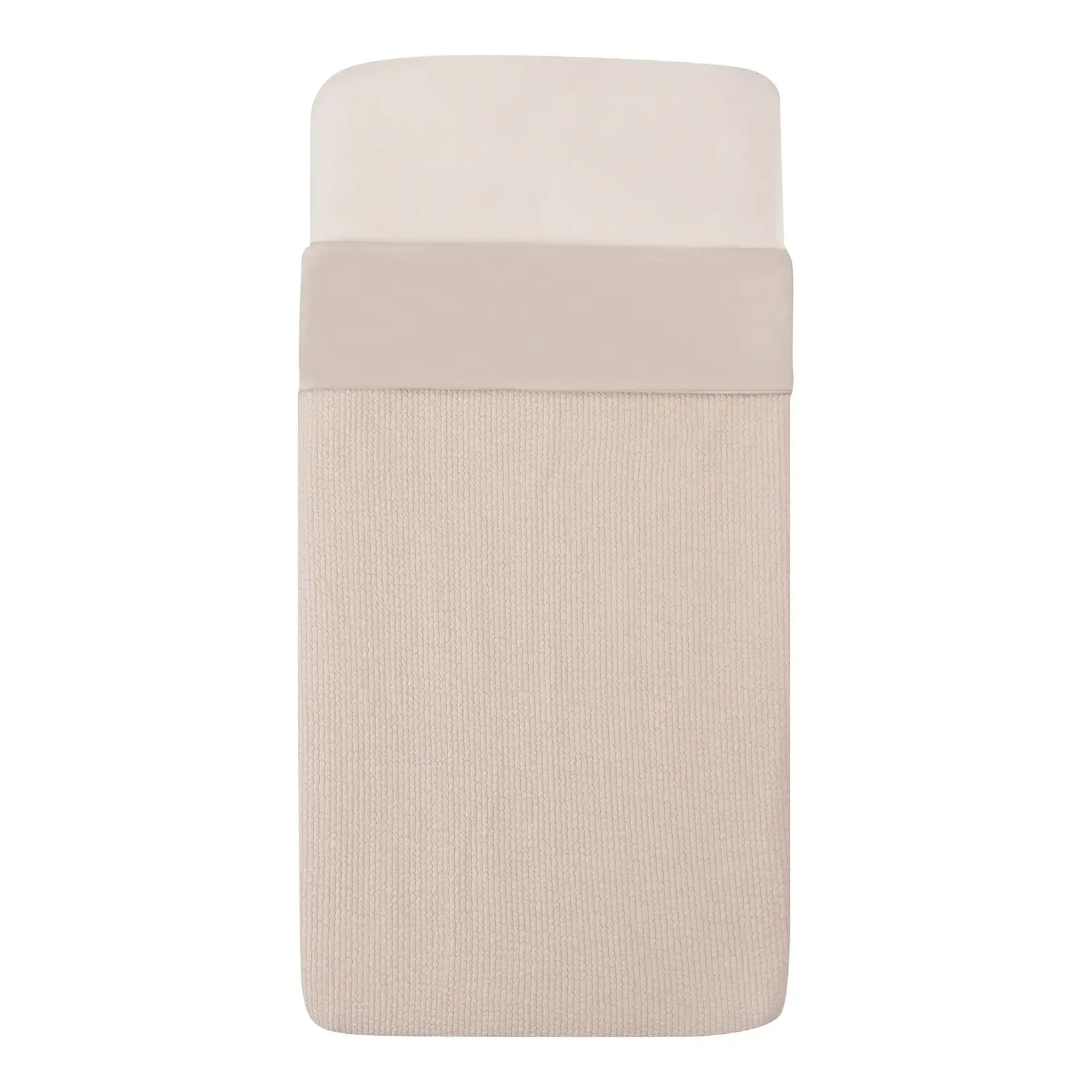 Witlof for Kids Witlof for Kids - Tuck-Inn Deken Wieg 40X80Cm Waves Soft Sand