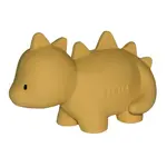 Tikiri Tikiri - MIJN EERSTE DINO - STEGO  8,2 cm, in natuurlijk rubber, met belletje 0+