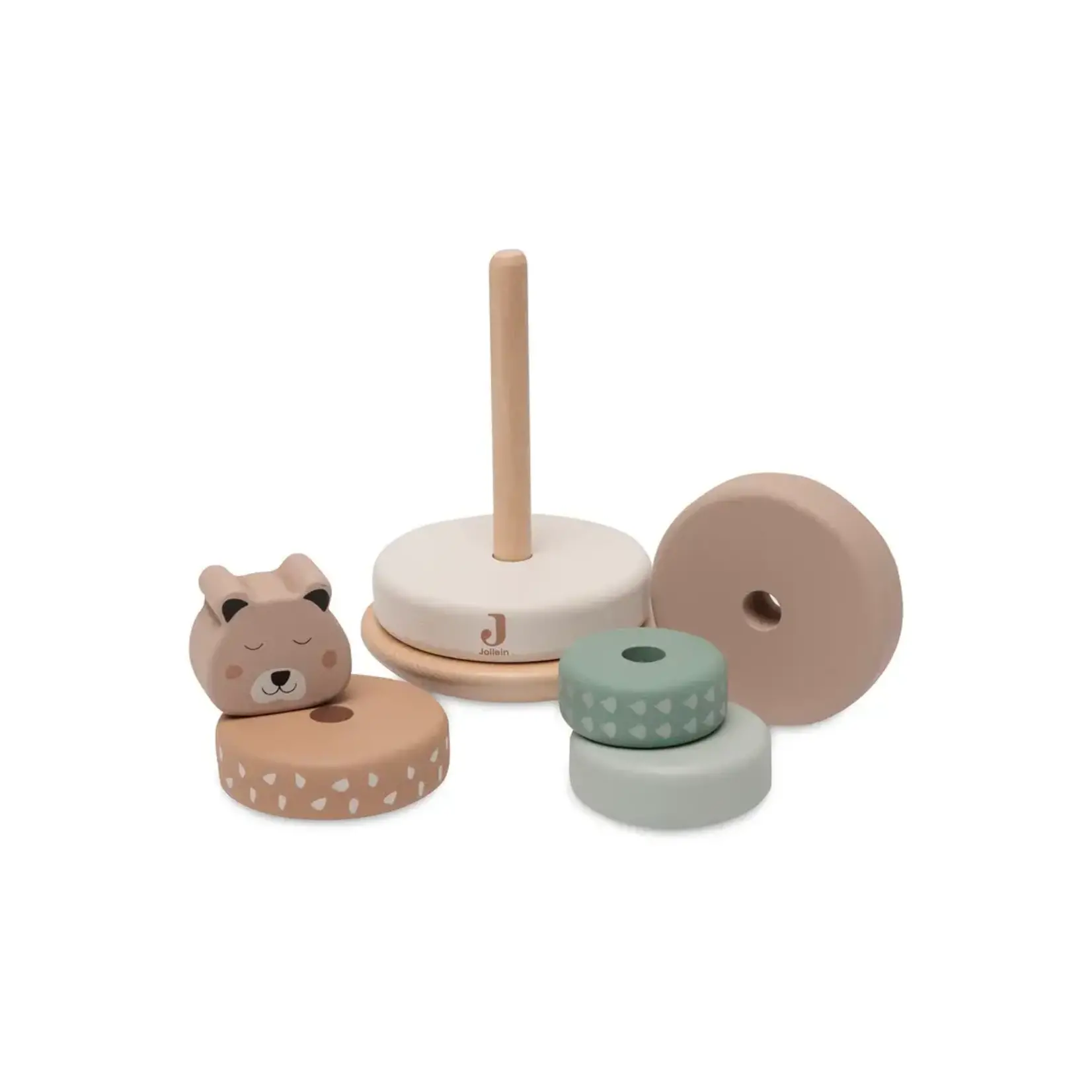 Jollein Jollein - Houten Tuimelstapelaar - Jungle Jambo
