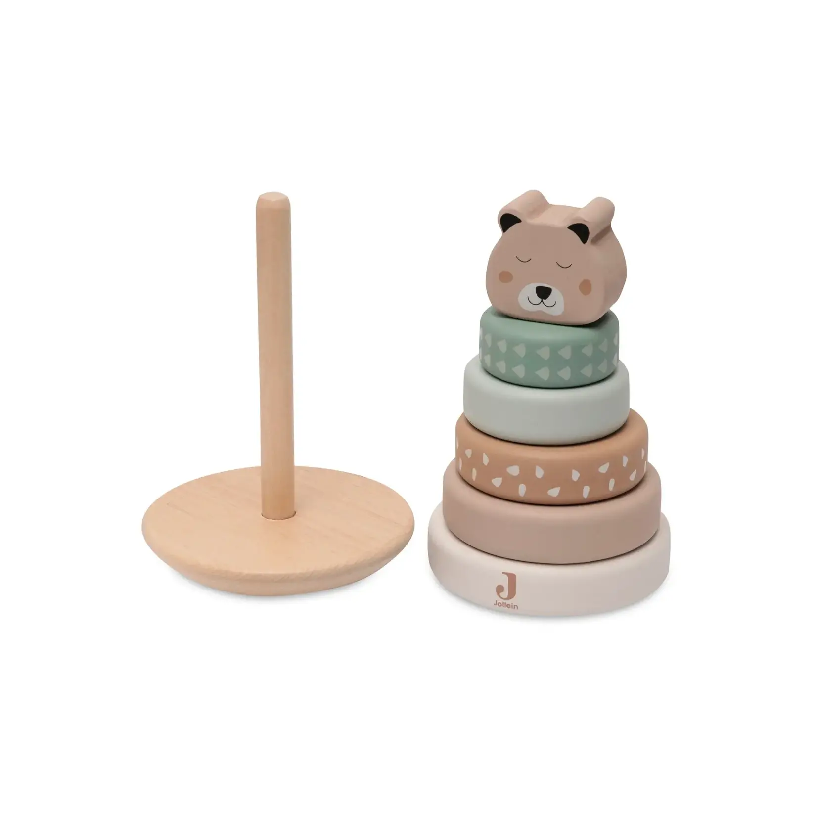 Jollein Jollein - Houten Tuimelstapelaar - Jungle Jambo