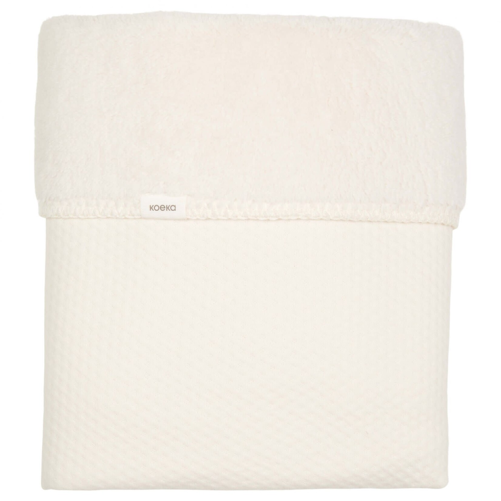 Koeka Koeka - Wiegdeken teddy Elim warm white 75x100