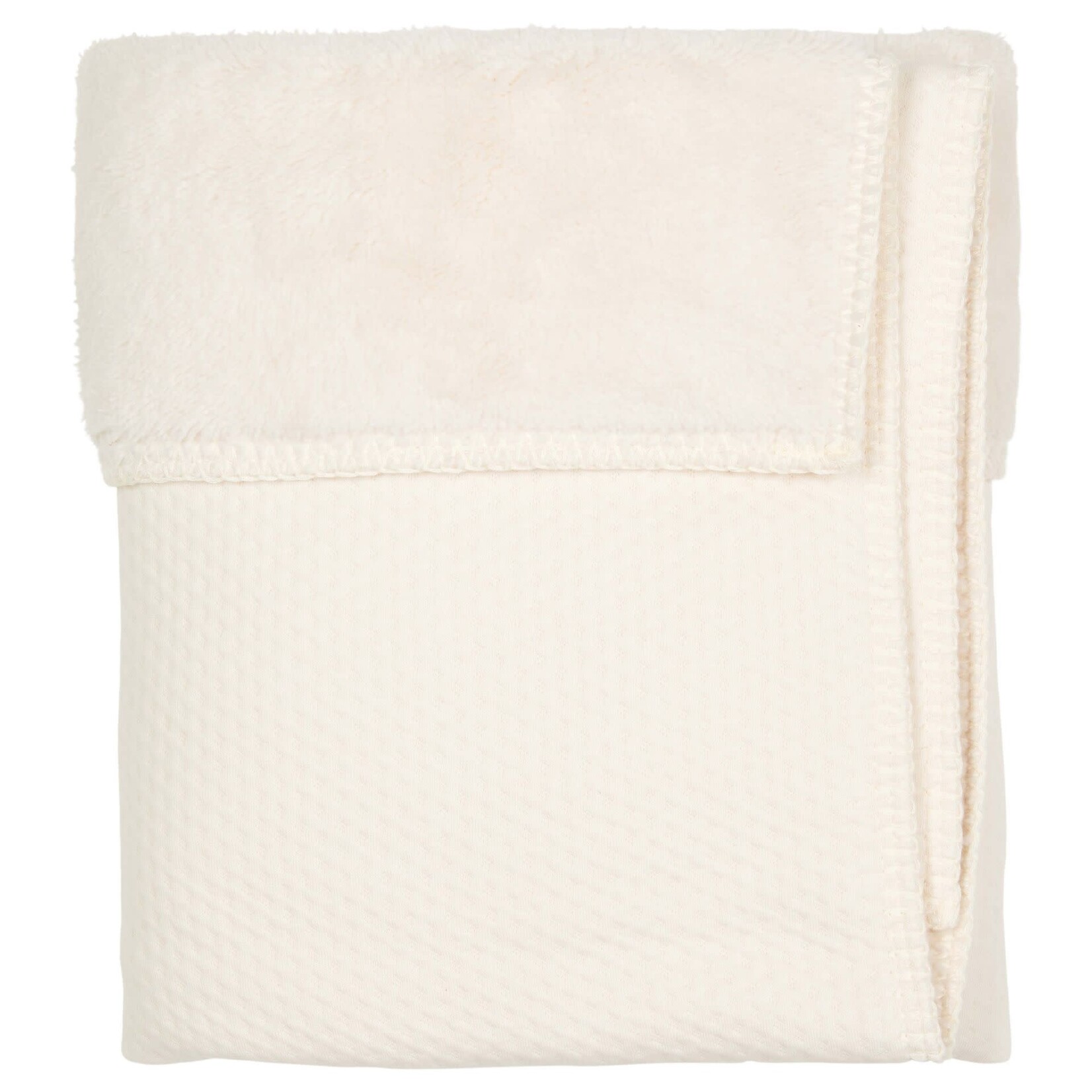 Koeka Koeka - Wiegdeken teddy Elim warm white 75x100