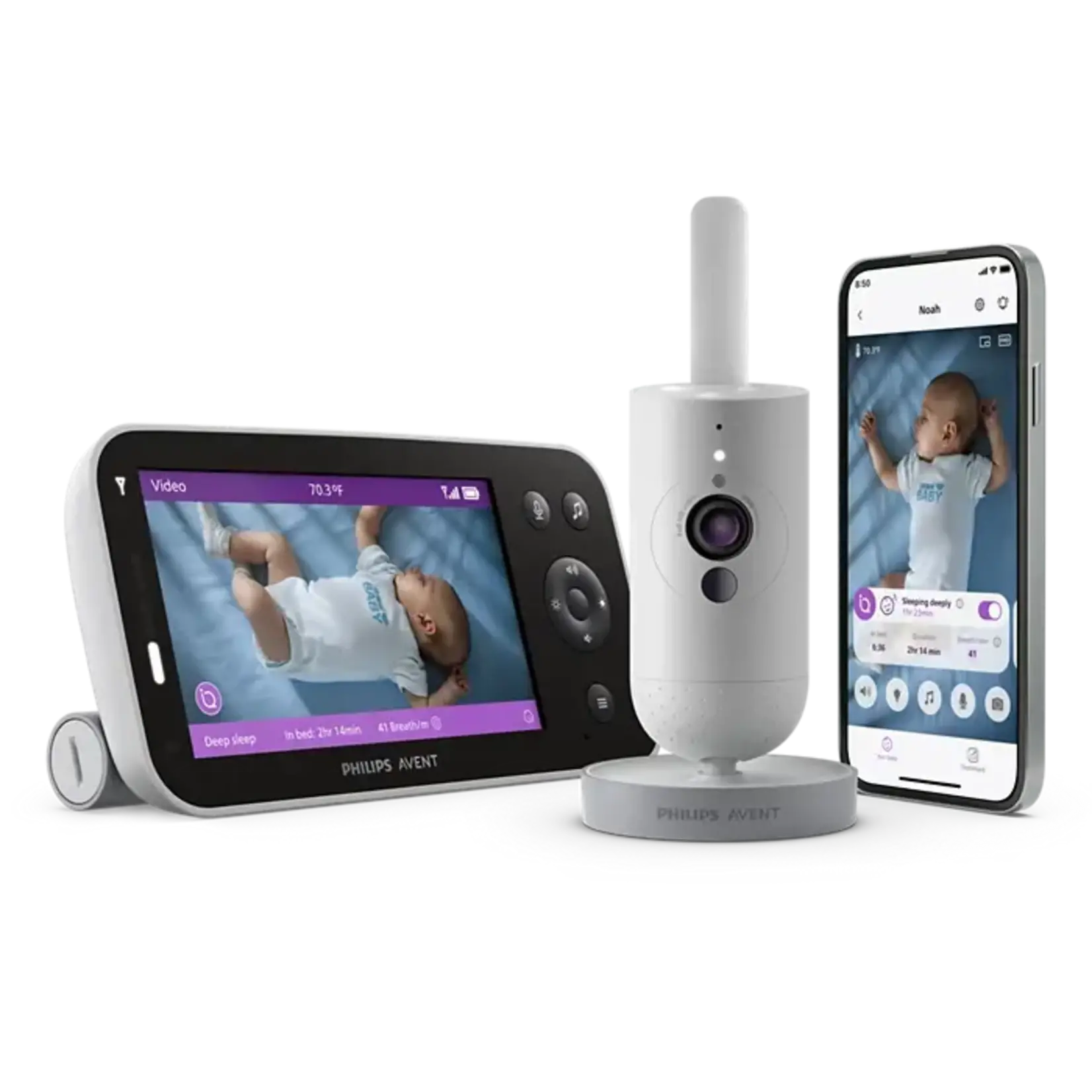 Philips-Avent Philips-Avent - Videofoon Wifi + SenseIQ