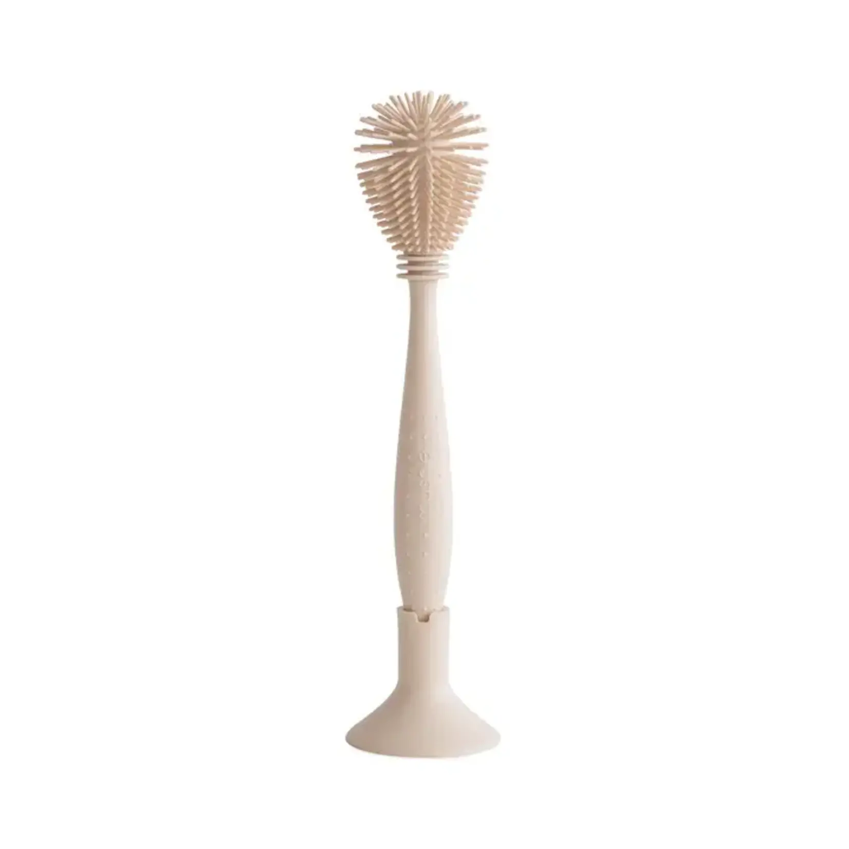 Mushie Mushie - Silicone Baby Bottle Brush / Flessenborstel - Shifting Sand