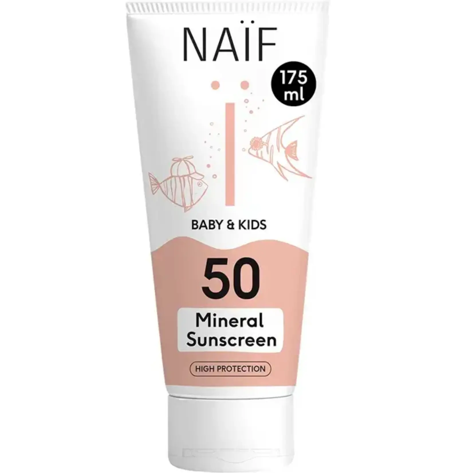 Naif Naïf - Baby&Kids Minerale Zonnecrème Spf50 100Ml
