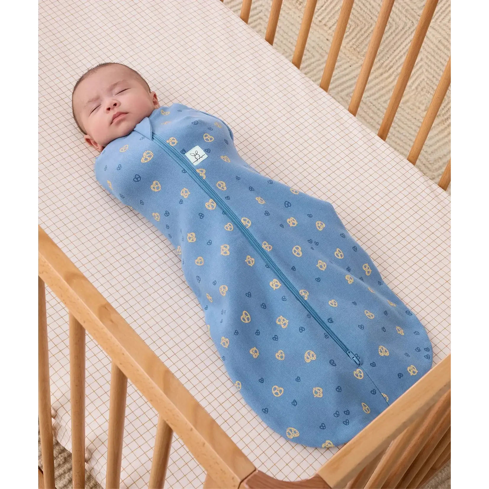 Ergopouch ErgoPouch - ErgoCocoon inbaker slaapzak - Petite Pretzel 0,2 TOG - 0-3m