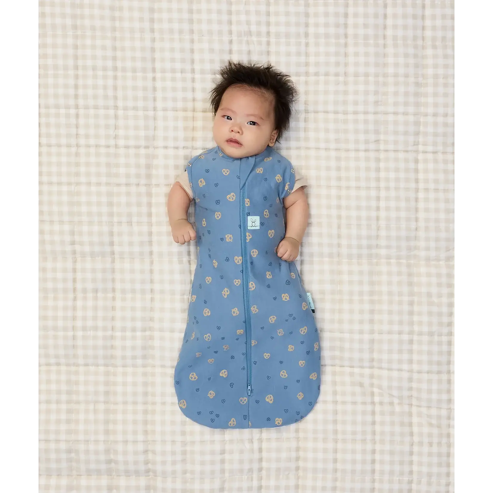 Ergopouch ErgoPouch - ErgoCocoon inbaker slaapzak - Petite Pretzel 1,0 TOG - 0-3m