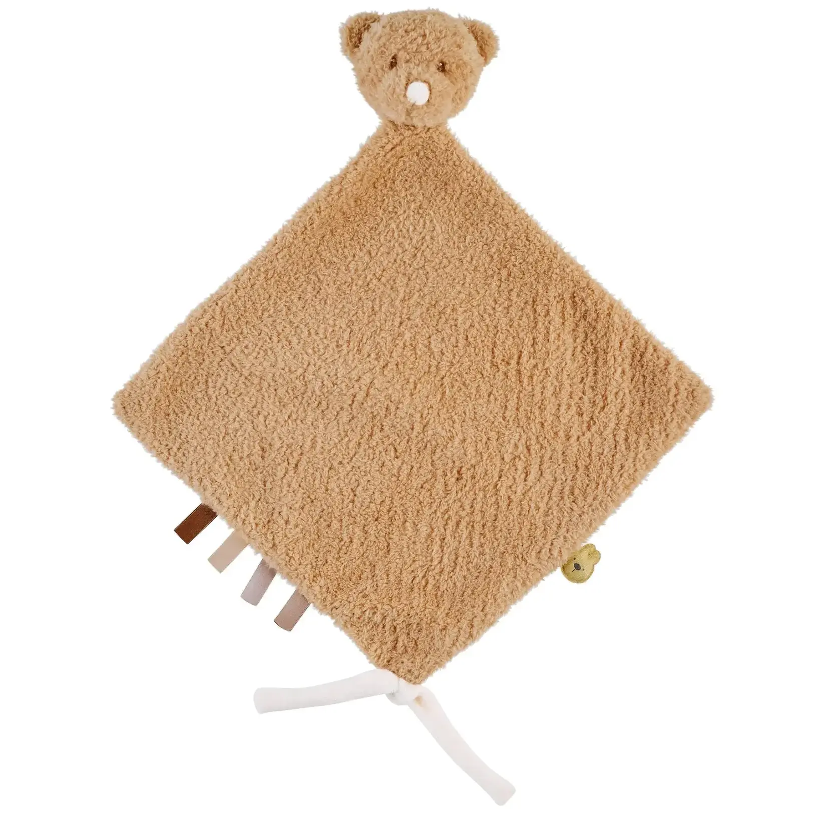 Nattou Nattou - Maxi Knuffeldoekje Beer Teddy Karamel 35 cm