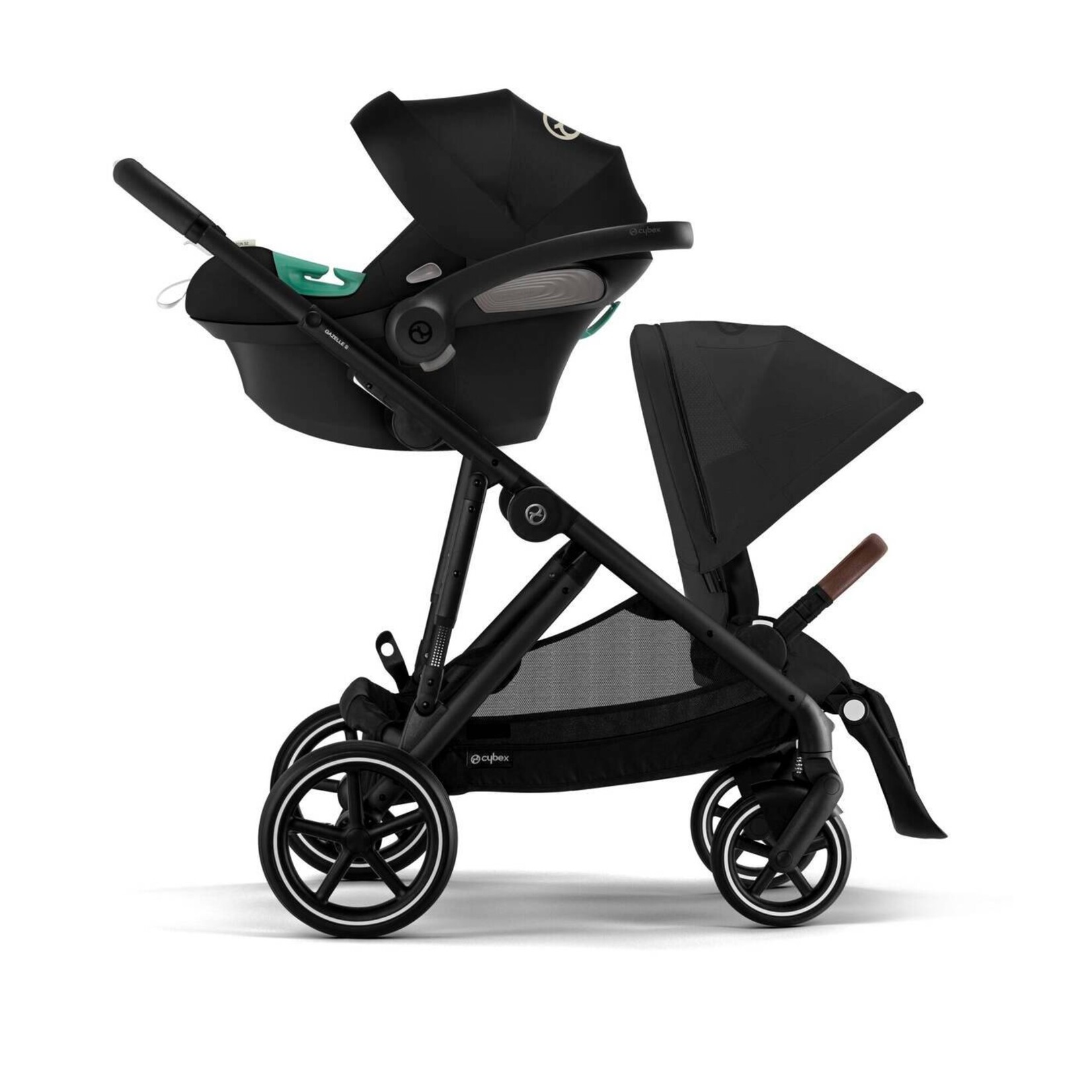 Cybex Cybex - GAZELLE S BLK frame met zit Moon Black | black