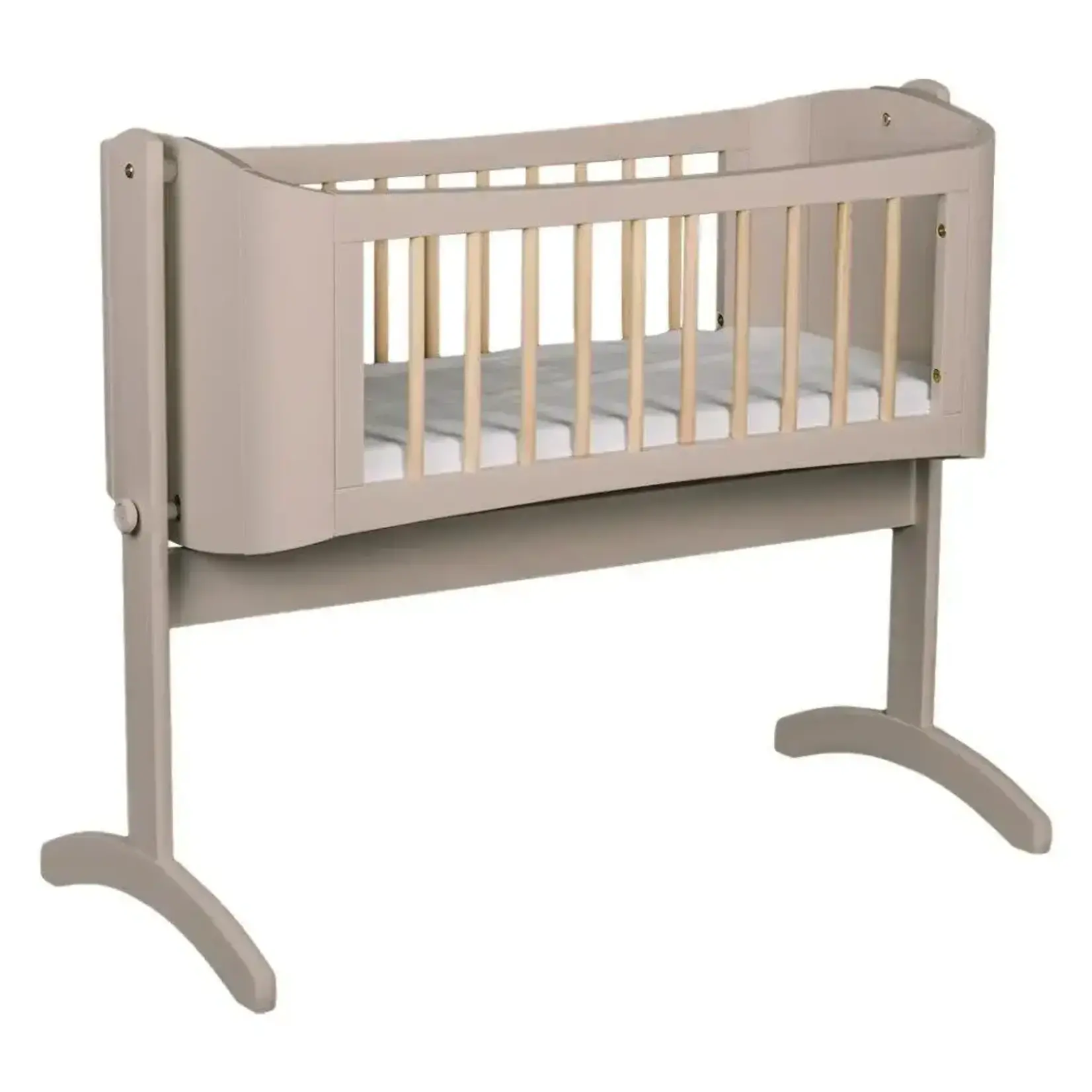 Troll Nursery Troll Nursery - SET Verzorgingstafel + Wieg - Wave Sand/Wax