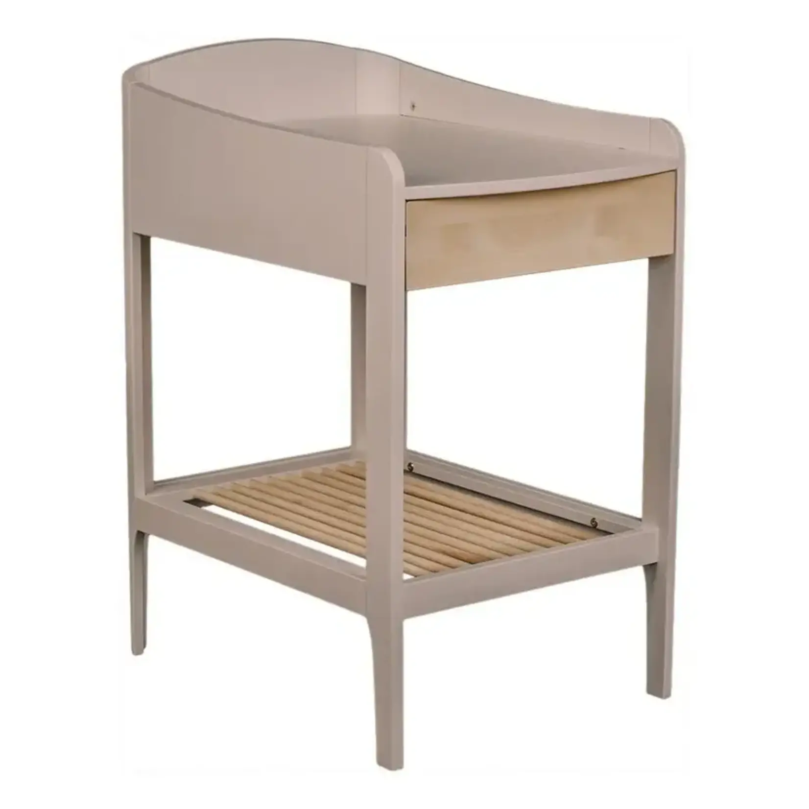 Troll Nursery - SET Verzorgingstafel + Wieg - Wave Sand/Wax