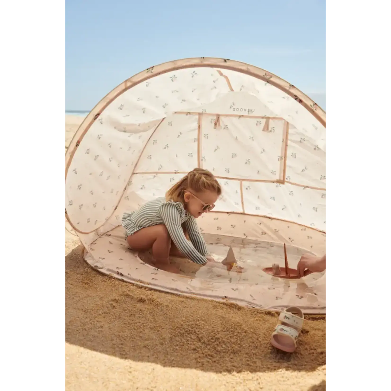 Liewood Liewood - Everett Pop Up Tent with Paddling Pool - Peach / Sea shell