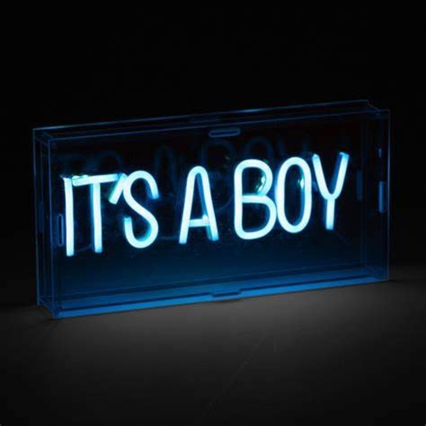 Childhome Childhome - Neon Lamp It'S A Boy (30 breed, 15 hoog)