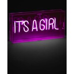 Childhome Childhome - Neon Lamp It'S A Girl (30 breed, 15 hoog)