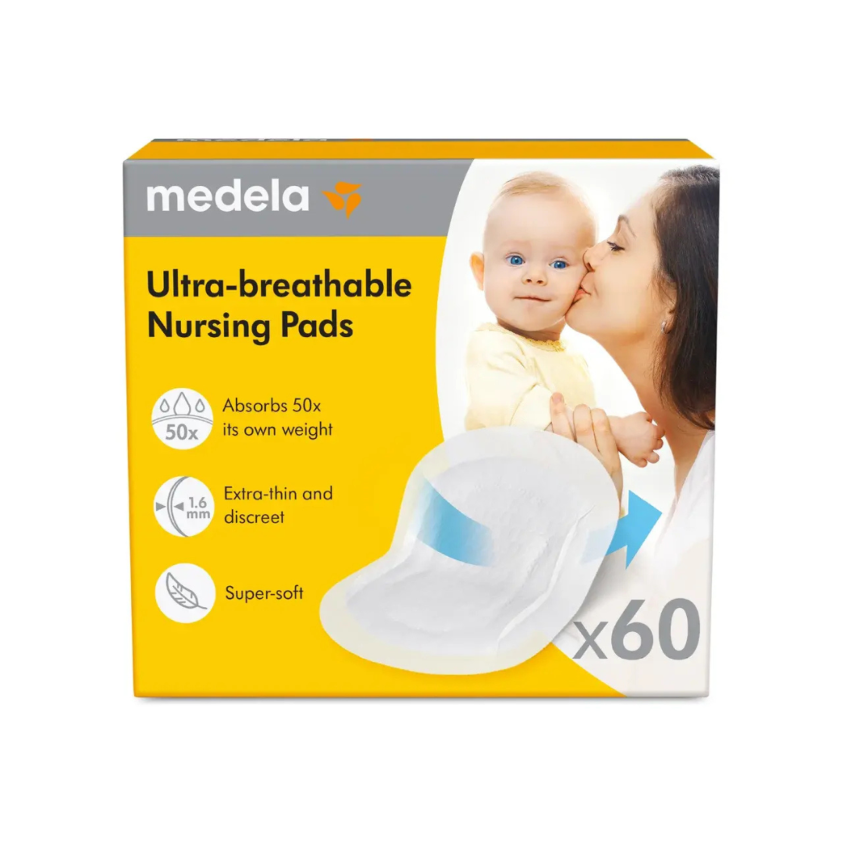 Medela Medela - Ultra-Ademende zoogkompressen, doos 30 stuks - NIEUW