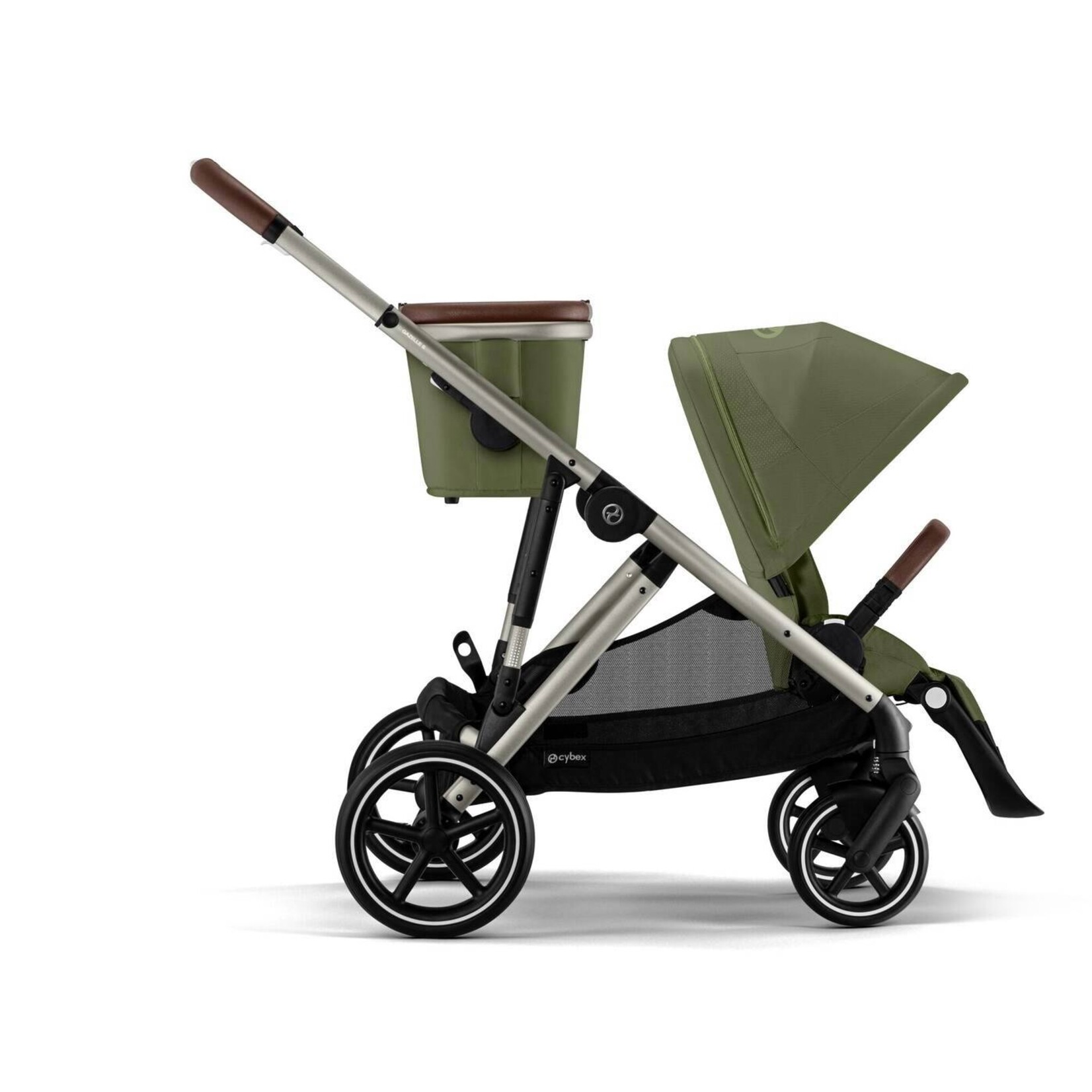 Cybex Cybex - GAZELLE S TAUPE frame met zit Moss Green