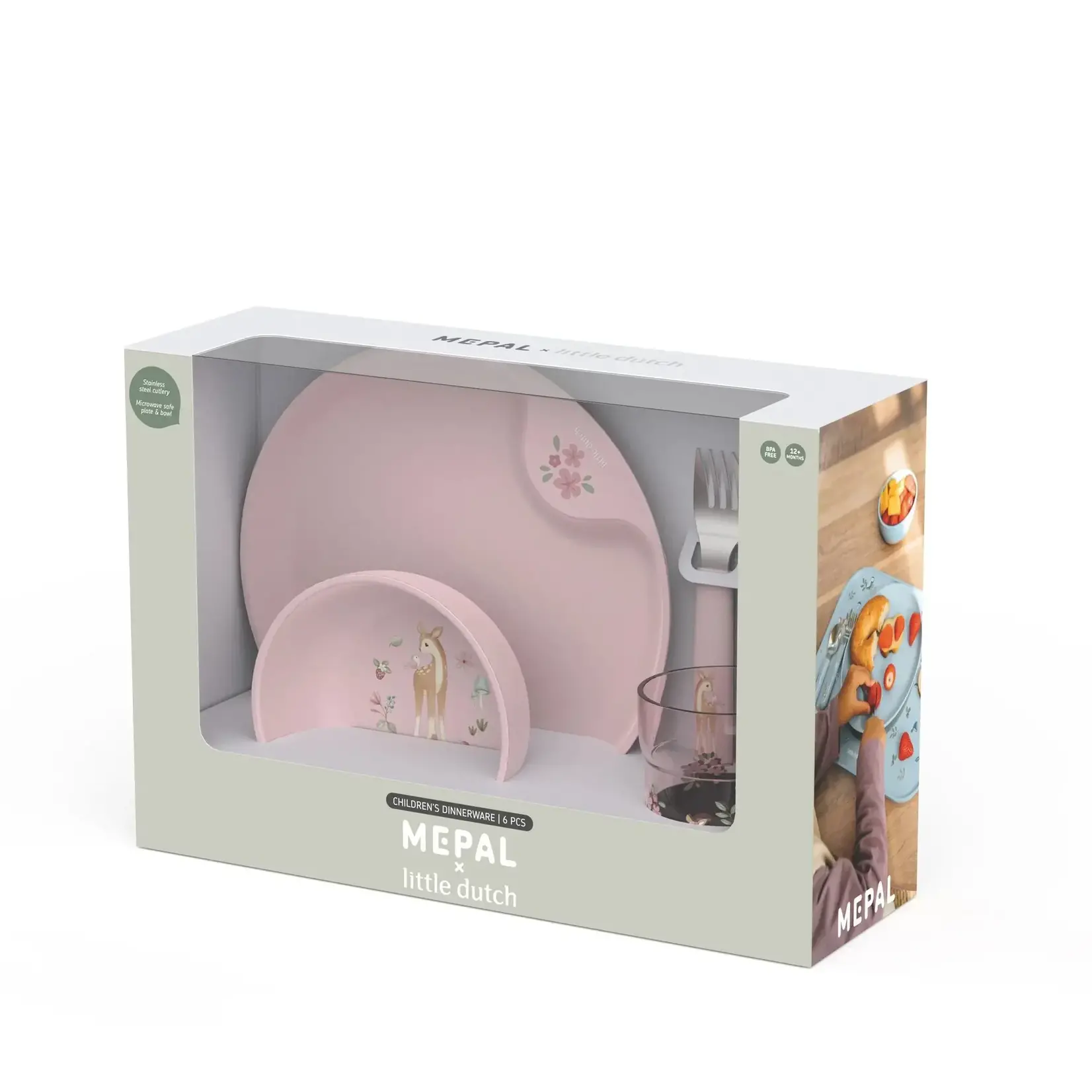 Mepal Mepal - Set kinderservies mio 6-delig - Little Dutch - Fairy Garden