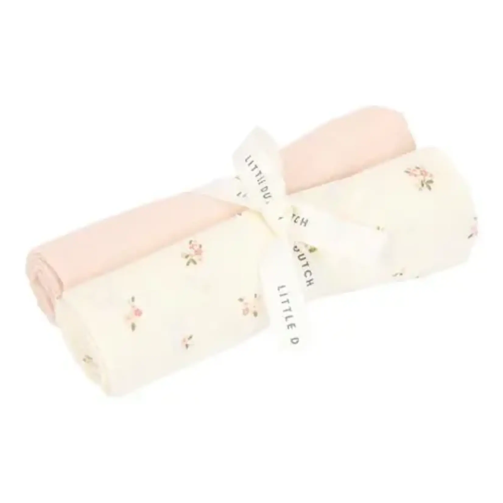 Little Dutch Little Dutch - Swaddle 70x70 - Wit - Fairy Blossom (set van 2)