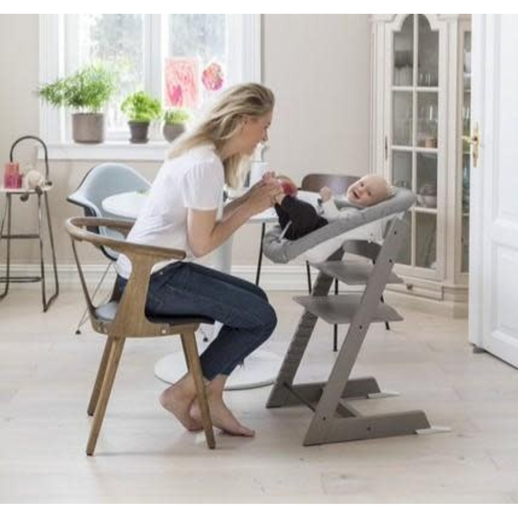 Stokke Stokke - Tripp Trapp Newborn set met speelgoedhanger - Grey