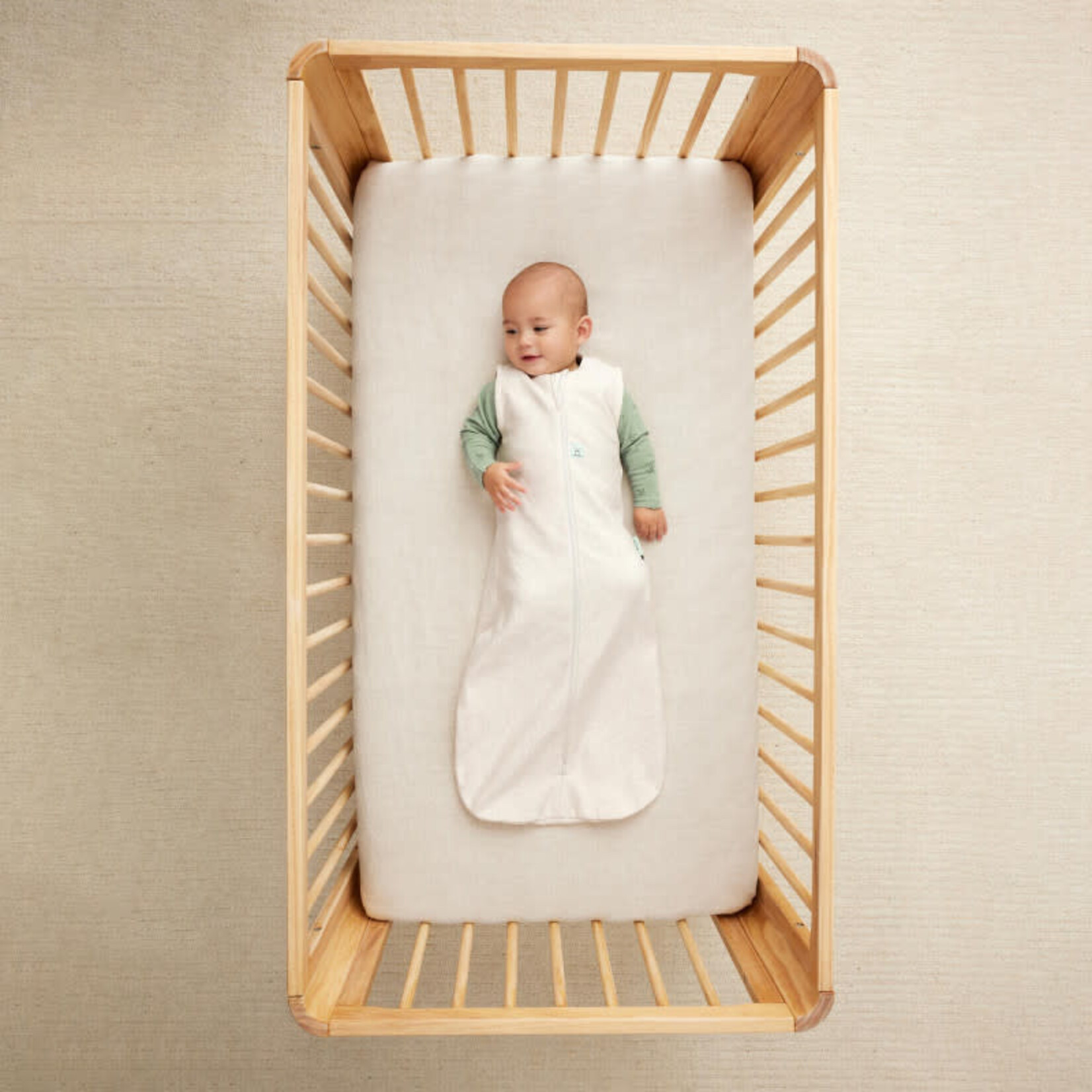 Ergopouch ErgoPouch - Slaapzak - Jersey Oatmeal Marle 1,0 TOG - 3-12m (76cm)