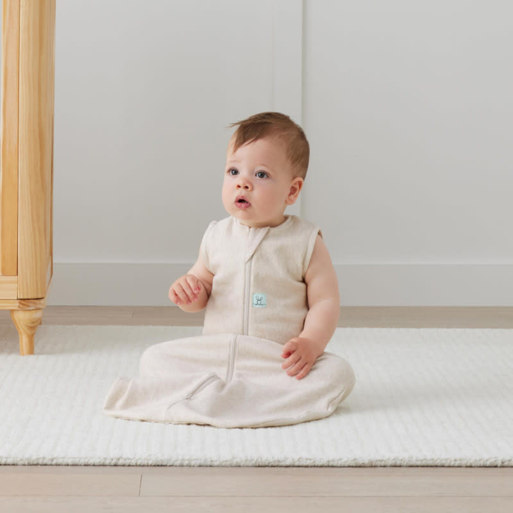 Ergopouch ErgoPouch - Slaapzak - Jersey Oatmeal Marle 1,0 TOG - 3-12m (76cm)