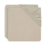 Jollein Jollein Hoeslaken jersey boxmatras nougat (2pack)