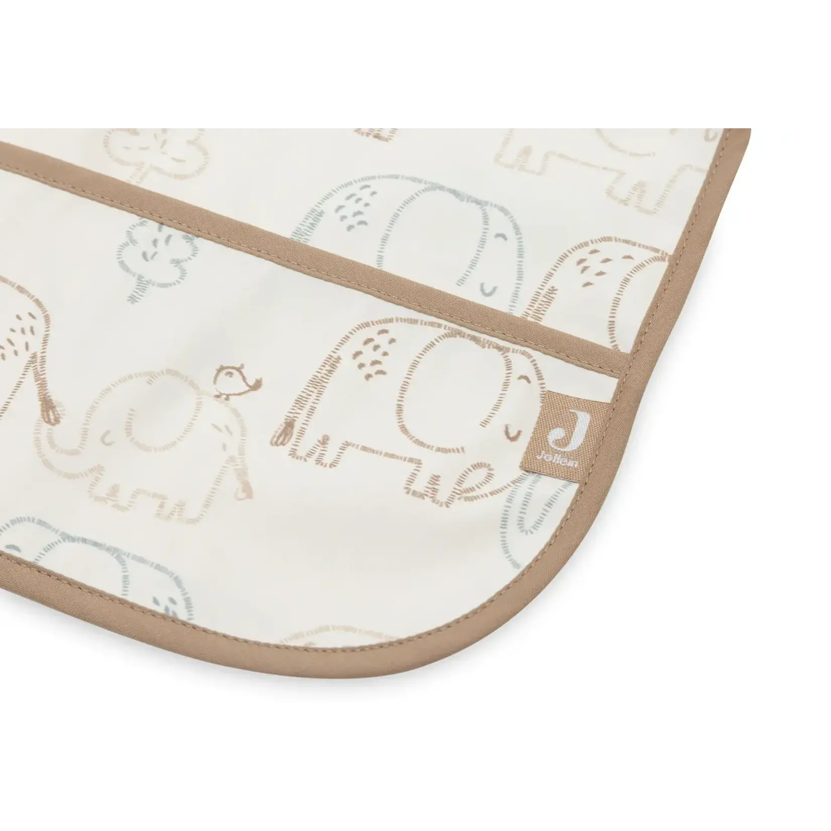 Jollein Jollein - Slab Waterproof met Mouw - Elephant Tales