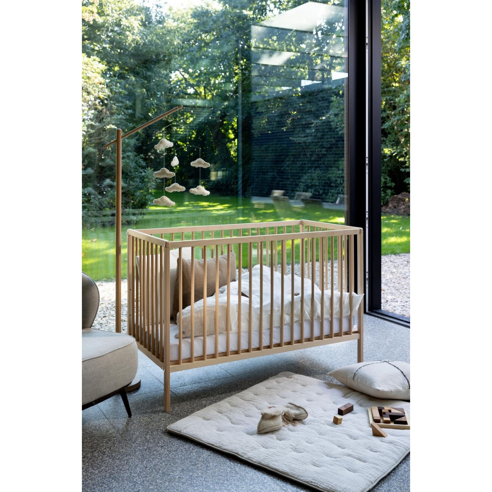 Quax Quax - Bed Lina - 120 x 60 cm - Naturel