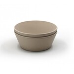 Mushie Mushie - Bowls Round - Vanilla (2 Pcs)
