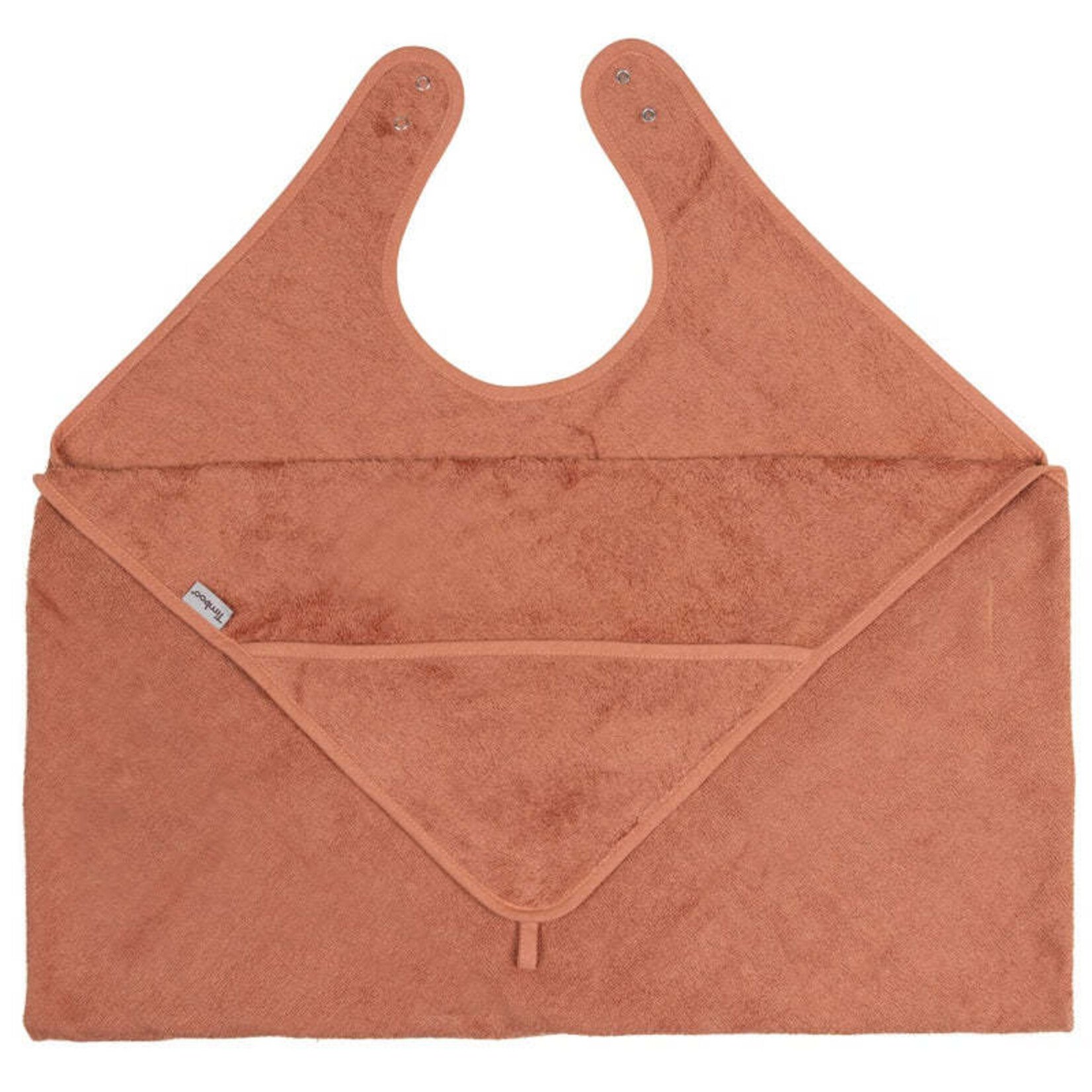 Timboo Timboo - Cuddle Towel Adult/Baby - Sunrise Orange 98x104