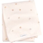 Bamboom Bamboom -  Wiegdeken 100x75 - Wolk - 6 mousseline lagen Animal friends