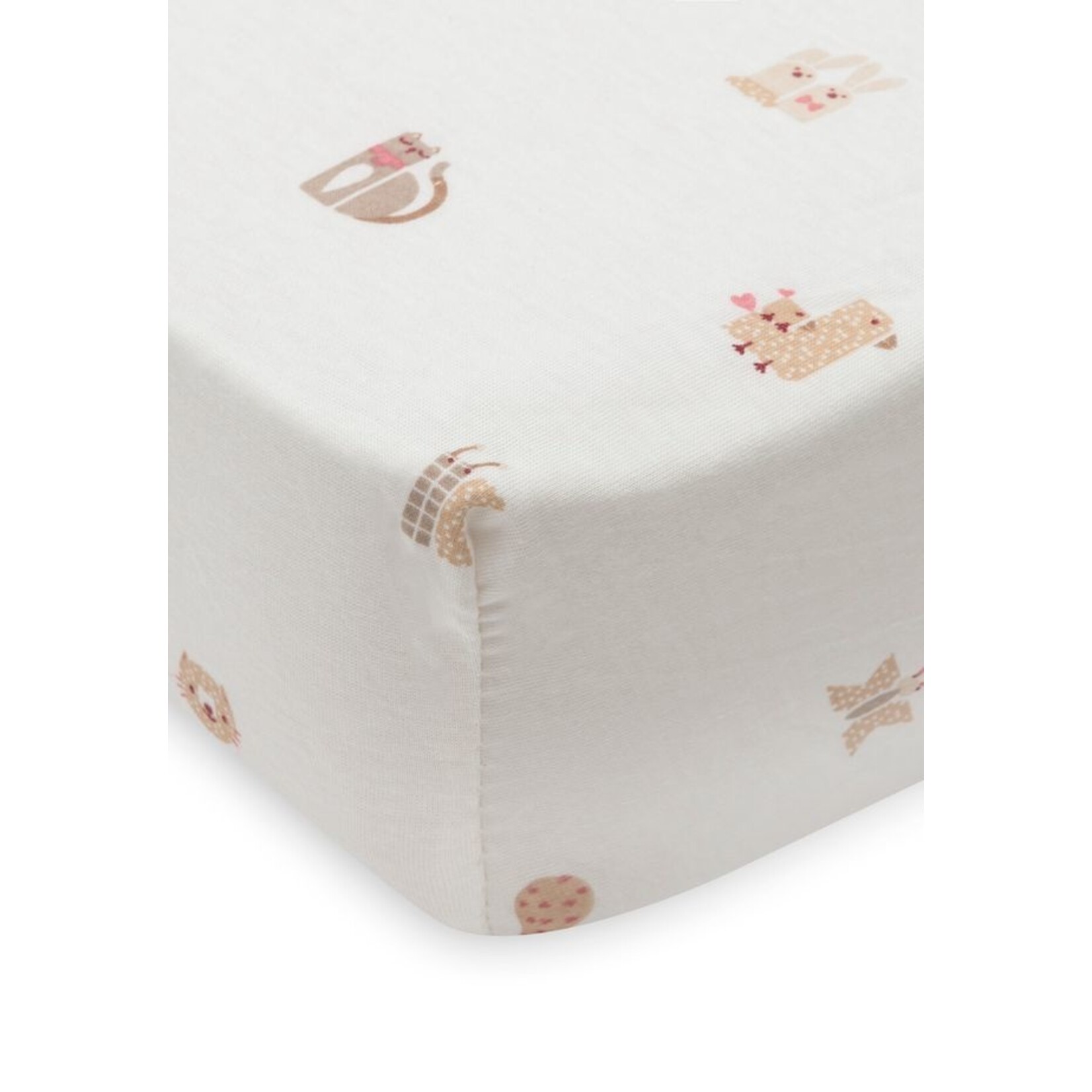 Jollein Jollein - Laken Ledikant 120x150cm - Animal Friends