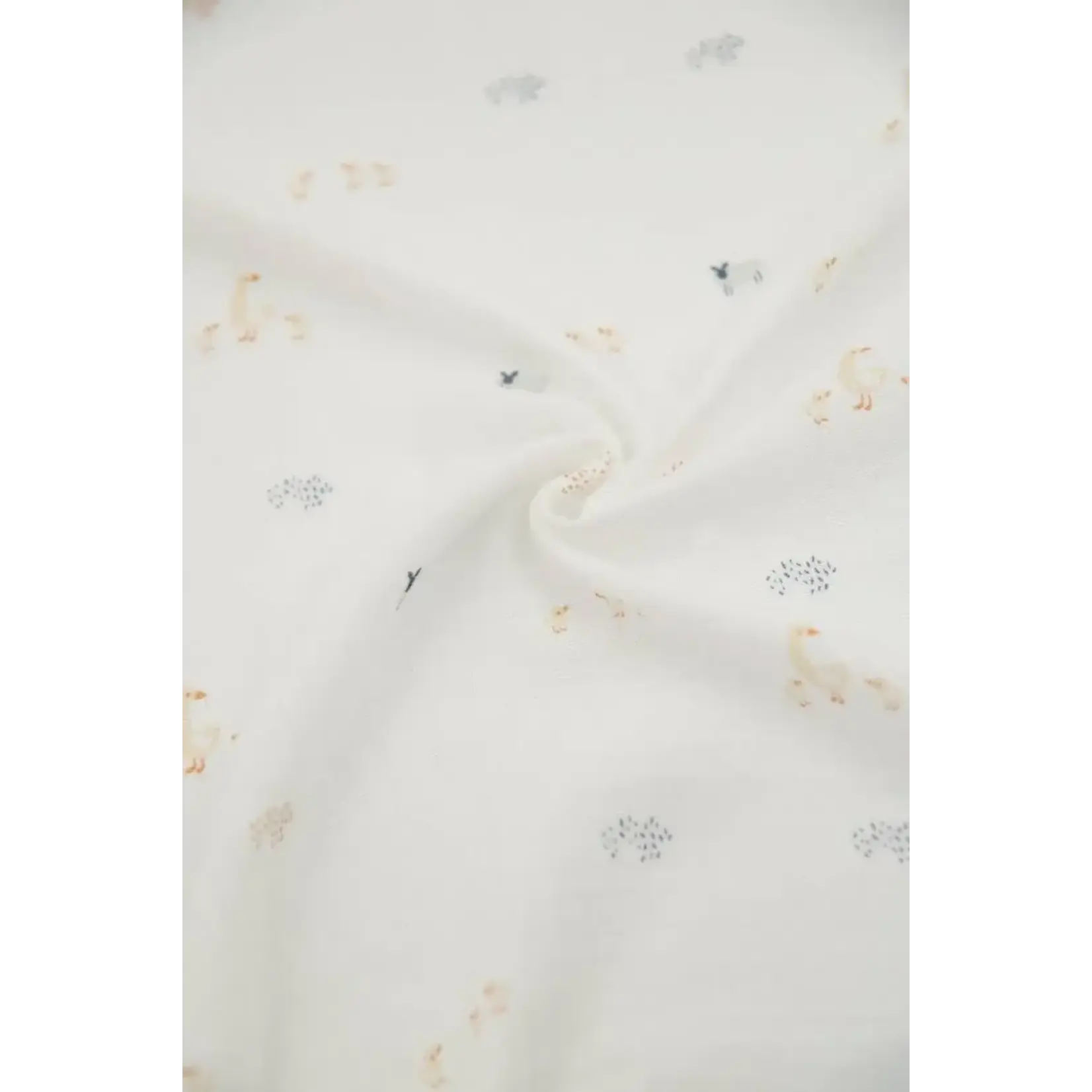 Bamboom Bamboom - Swaddle Muslin Medium multifunctioneel - 75x75cm - set van 3 Sealife / Light Blue / Almond