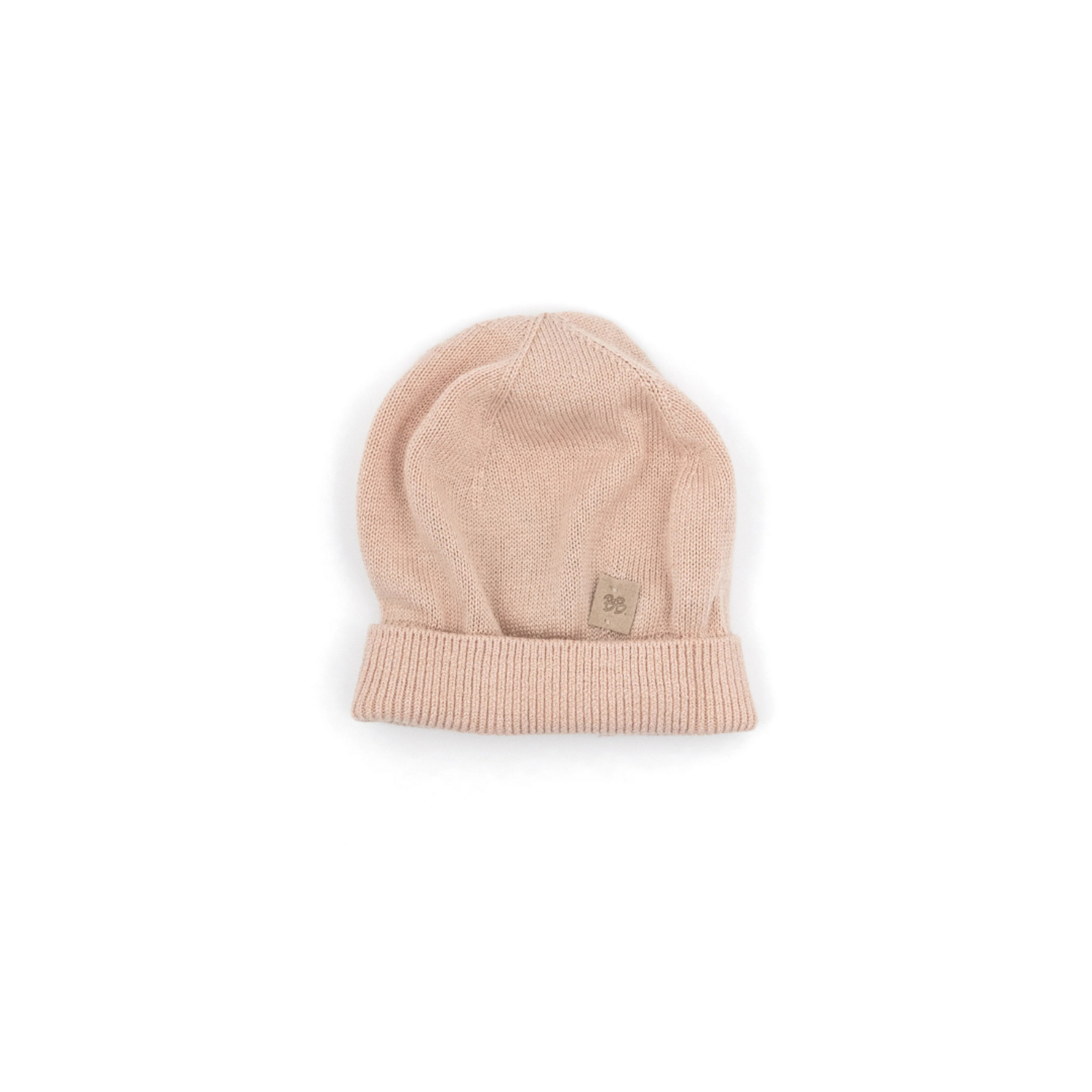 Bamboom Bamboom - Gebreide muts - gevouwen - één maat Pink