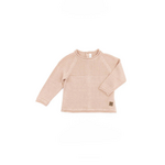 Bamboom BamBoom - Geribbelde Trui - Lange mouwen - Opening aan de achterkant - Camel