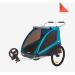Thule Thule - Coaster 2 XT bike trailer+stroll - Blue (dubbelzits)