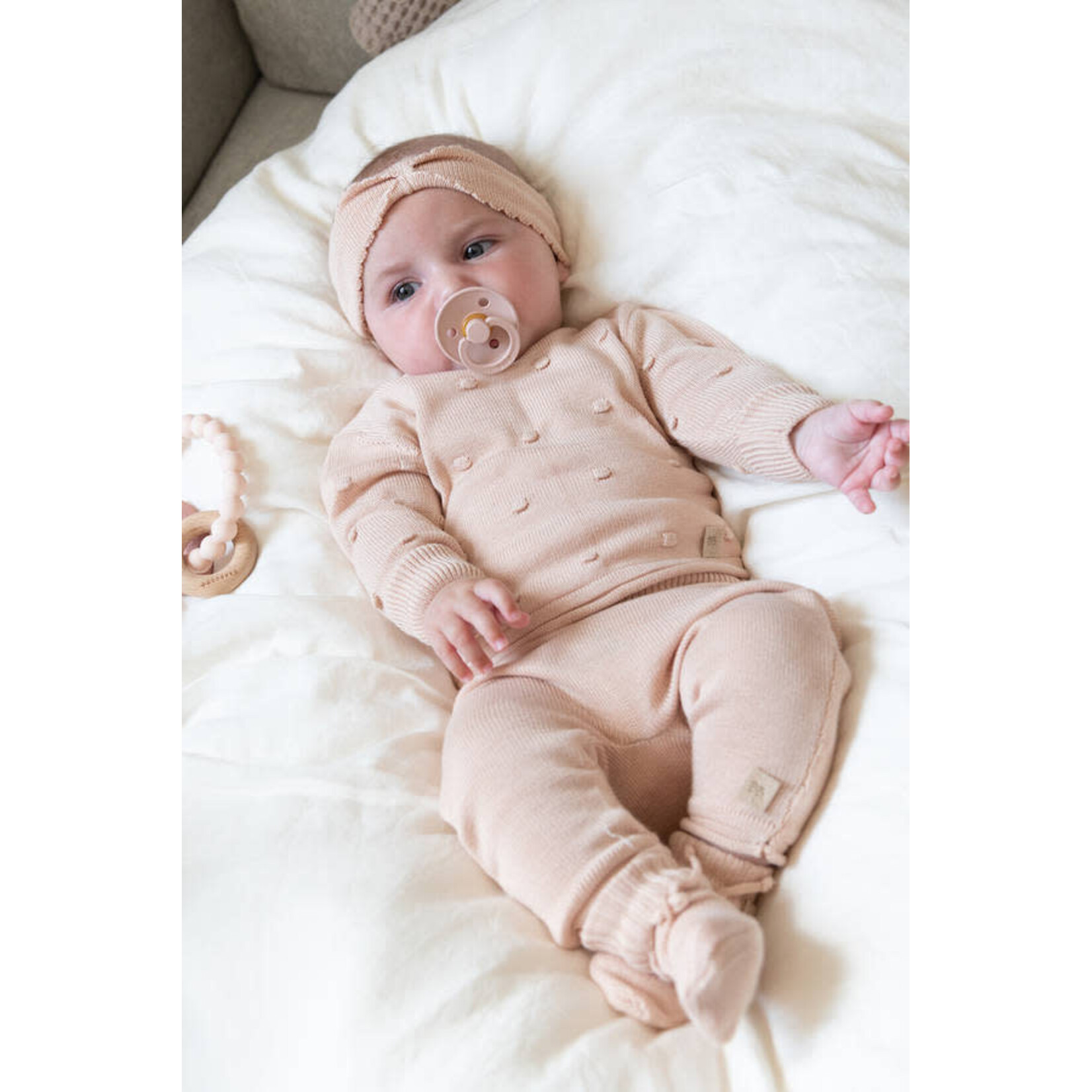 Bamboom Bamboom - Pompom Trui - Lange Mouwen - Achteropening Pink