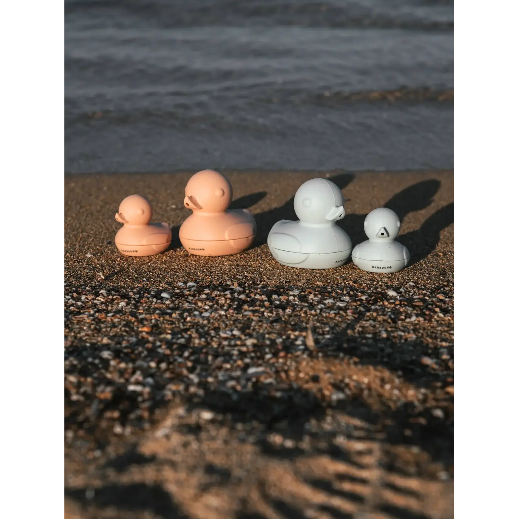 Bamboom Bamboom - Siliconen badeendjesset - set van 2 (groot en klein) - Light Blue