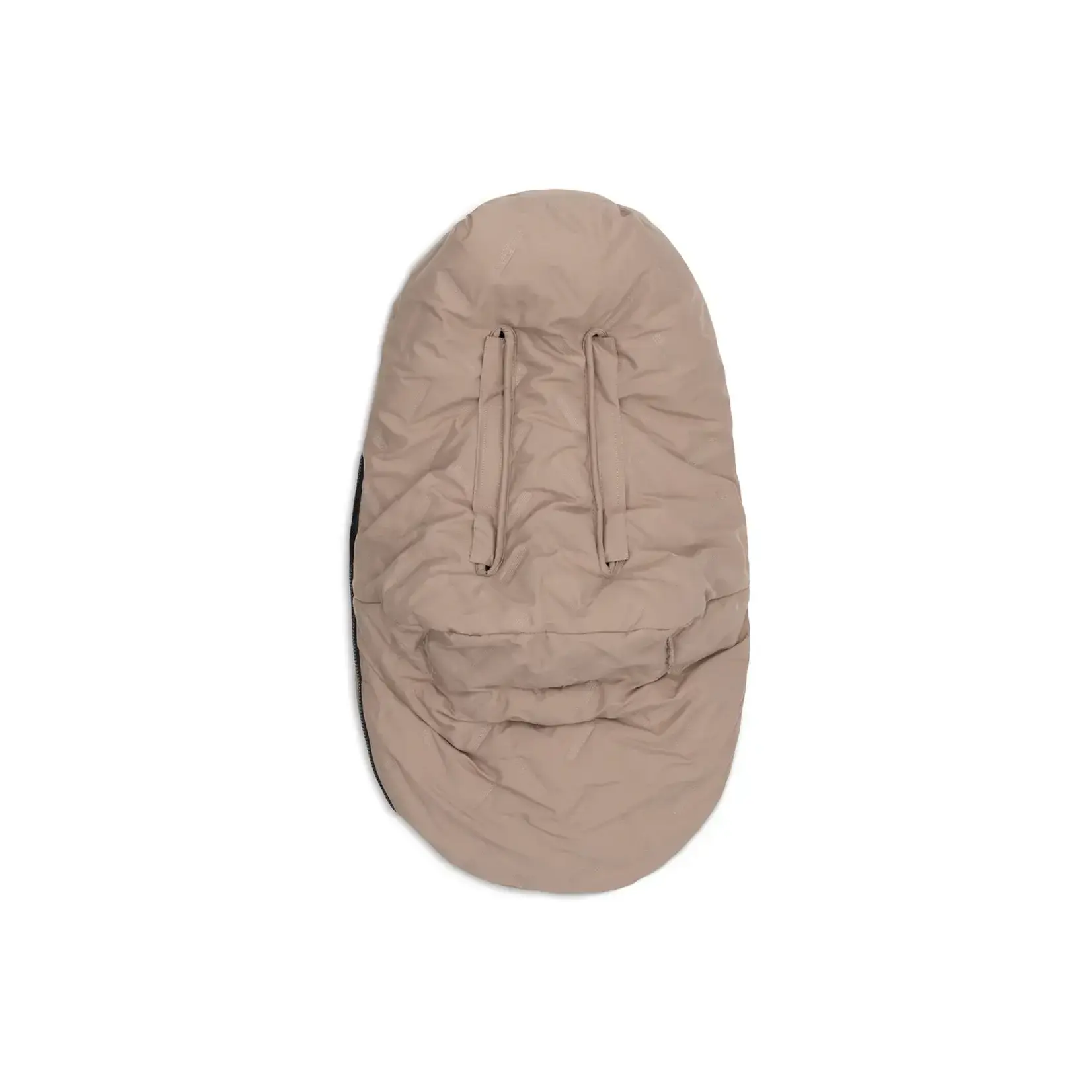 Jollein Jollein - Voetenzak groep 0+ 3/5 punts gordel Embossed - Milky Coffee