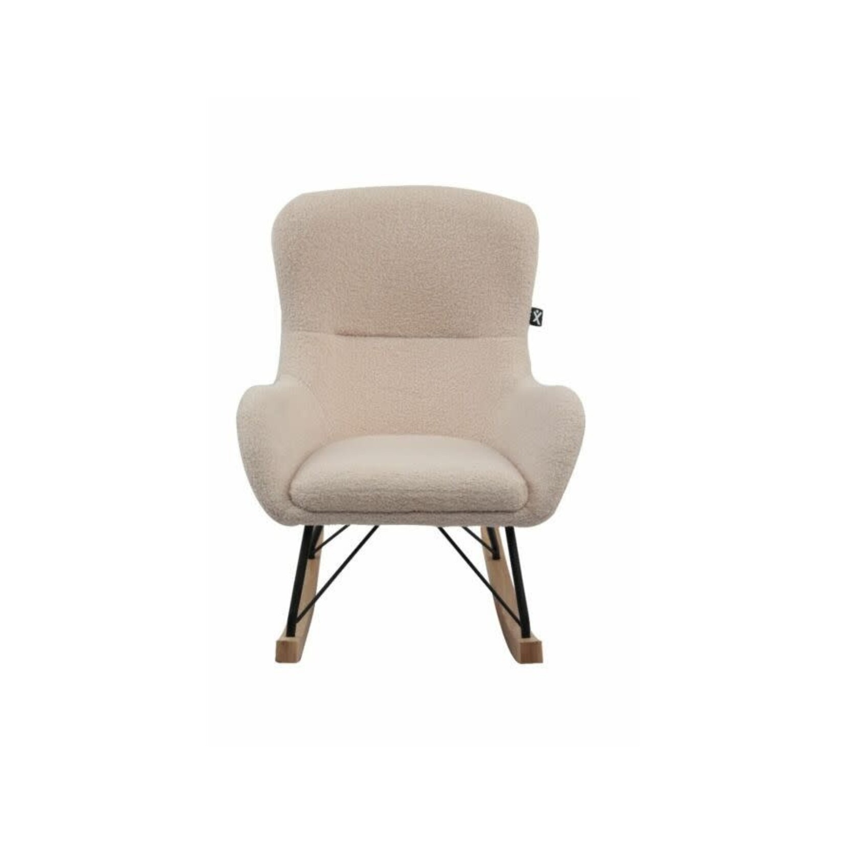 Jaxx Furniture - ROCKY Schommelstoel MINI - Beige Boucle