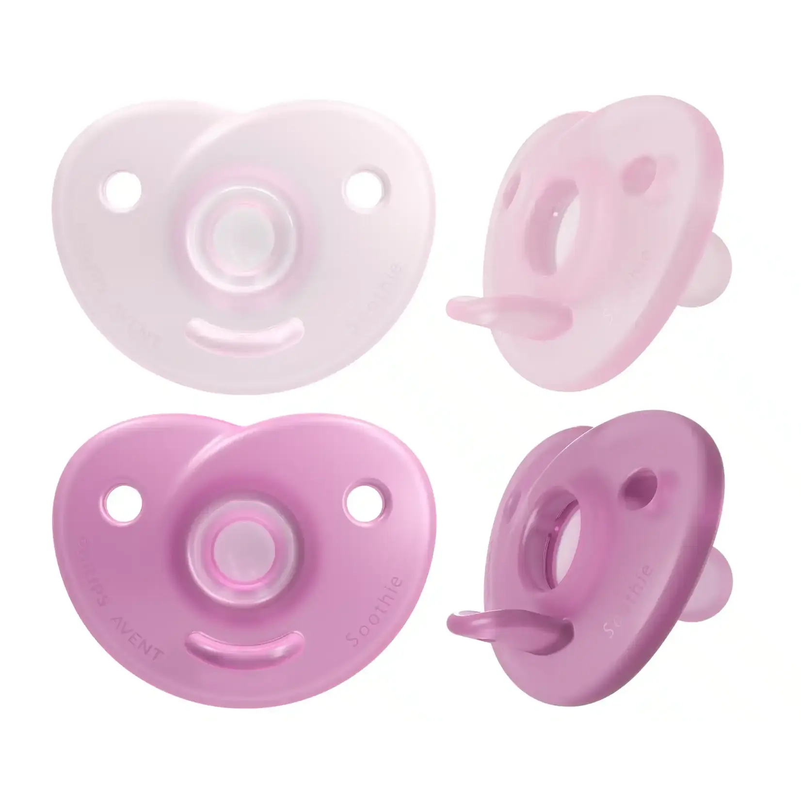 Philips-Avent Philips-Avent - Fopspeen +0m Soothie Girl (2 stuks)