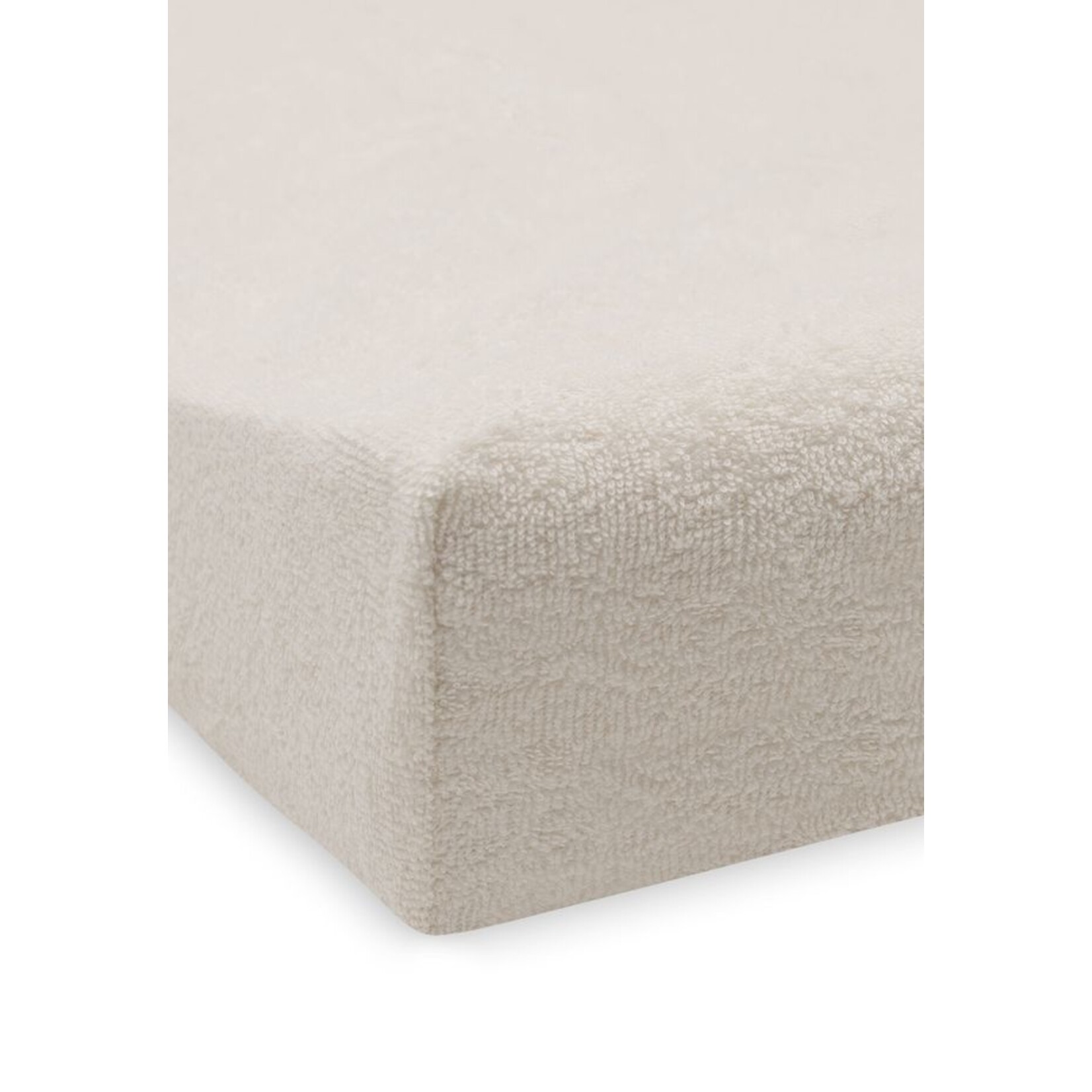 Jollein Jollein - Aankleedkussenhoes Badstof 50x70cm - Milky Coffee/Ivory - 2 Stuks
