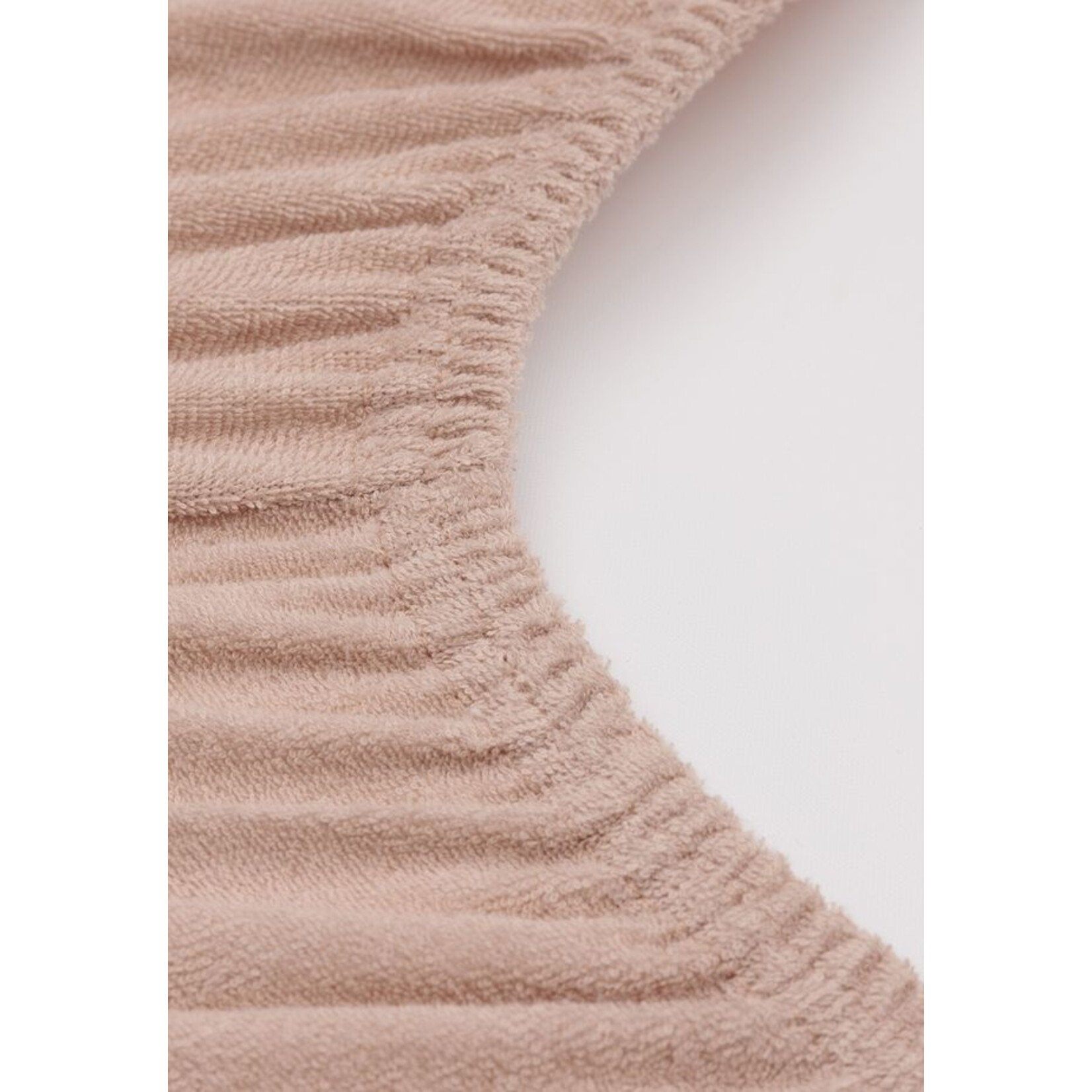 Jollein Jollein - Aankleedkussenhoes Badstof 50x70cm - Milky Coffee/Ivory - 2 Stuks